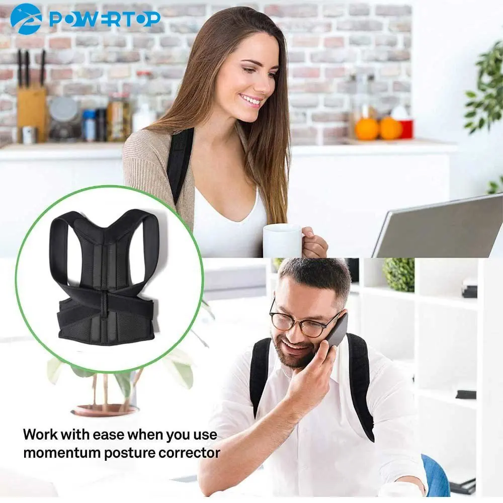 Back Brace for Women Men Posture Corrector Improve Posture Lumbar Support Shoulder Lower Upper Back Pain Relief