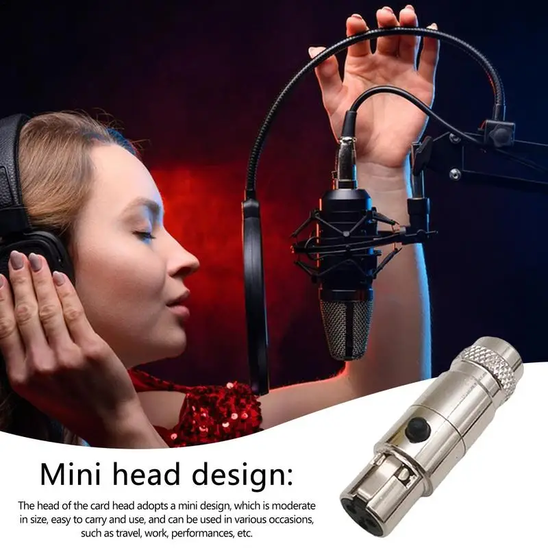 3-pinowe złącze XLR skuteczne pozłacane wtyczki XLR Adapter złącza mikrofon złącze kabla Audio wysokiej wytrzymałości męskie Audio