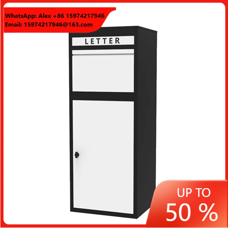 Outdoor Free Standing Personal Express Smart Drop Box Safe Lock Mailbox Home Delivery Cabinet Intelligent Parcel Box