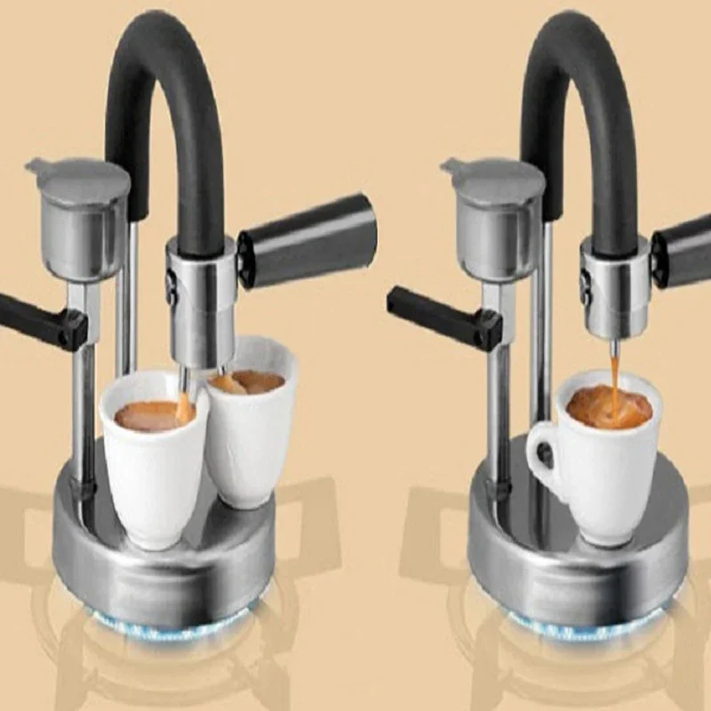 Home Office Coffee Maker Manual Stainless Steel Coffee Machine  Manual Coffee Grinder