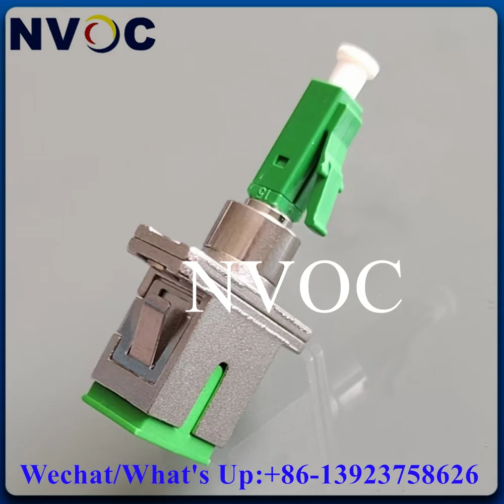 

10Pcs SC-LC SX Hybrid Fiber Adaptor,SCAPC Female Metal to LCAPC Male Flange Plastic Hybrid Fiber Optic Adapter Connector Jumper