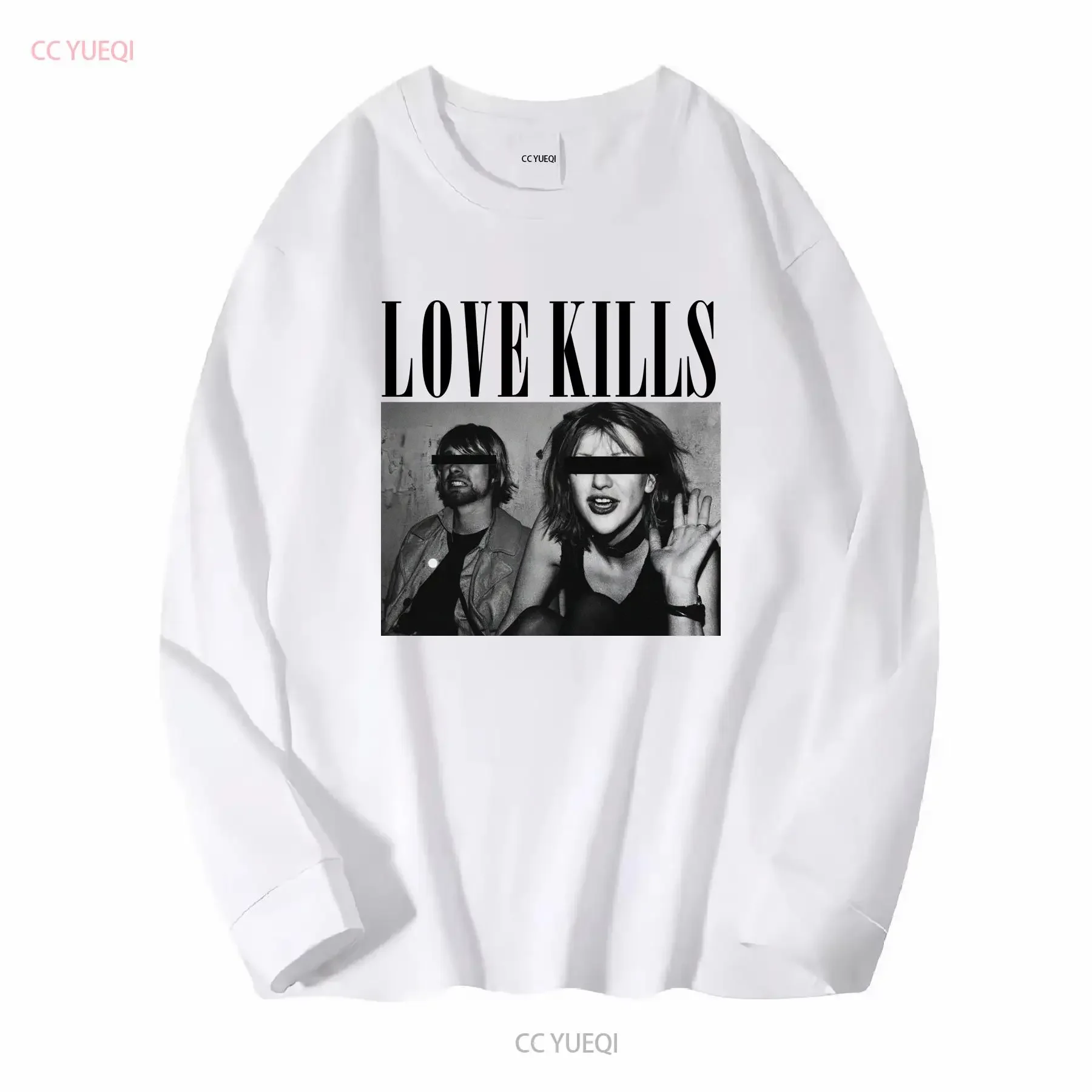 Kurt Courtney Cobain Kill Brand Love Kills Throwback T Shirt Small vintage Washed graphic Top For Everyday Wear Stylish