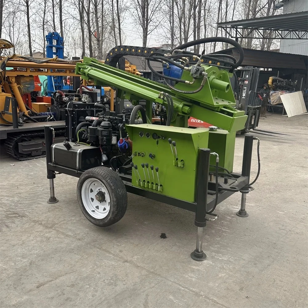 2025Diesel Water Well Borehole Machine 200M Hydraulic Crawler Type Deep Water Drill Rig