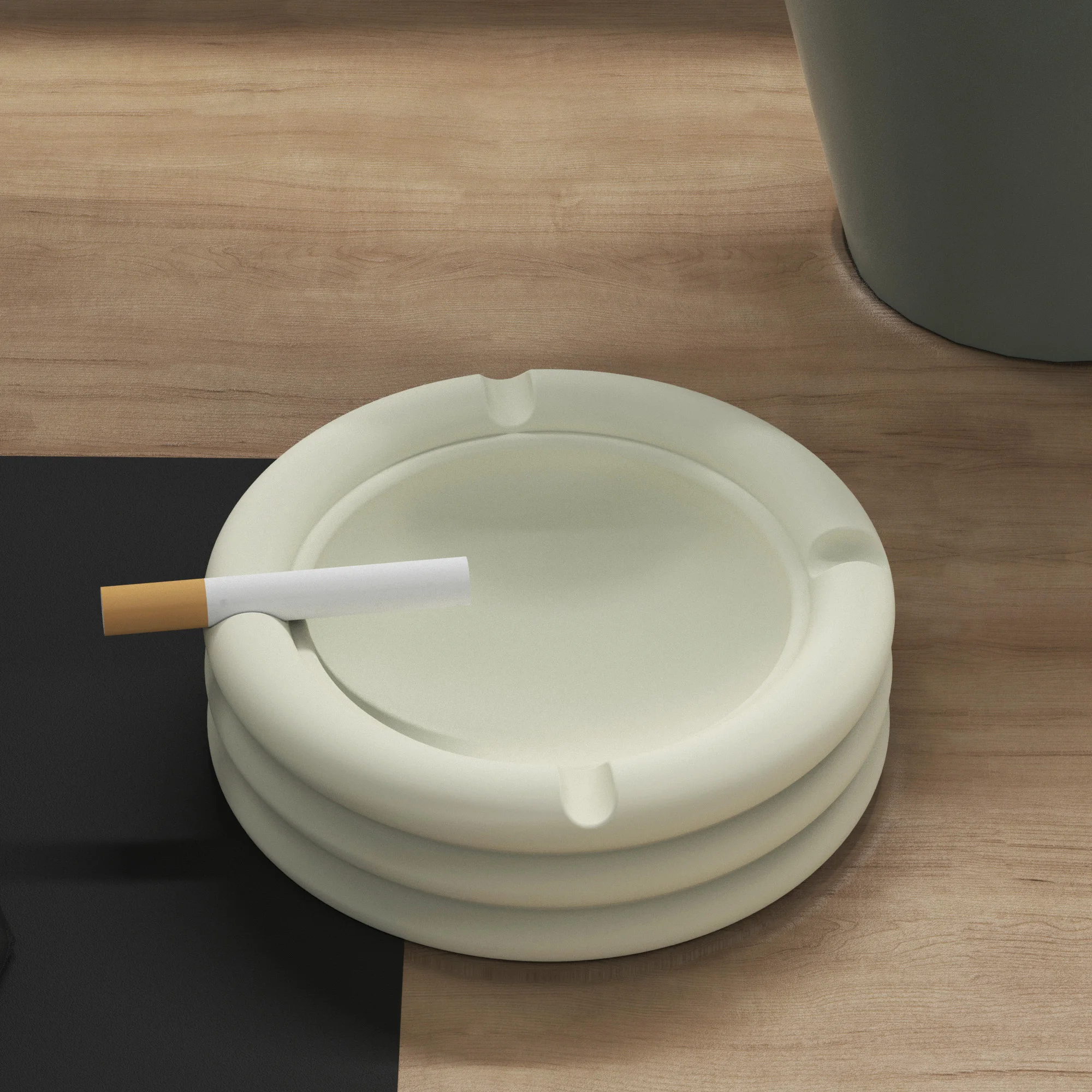 

Circular Simple Concrete Ashtray Silicone Mold Hotel Home Business Small Smoke Cup Can Be Customized Ashtray Mold