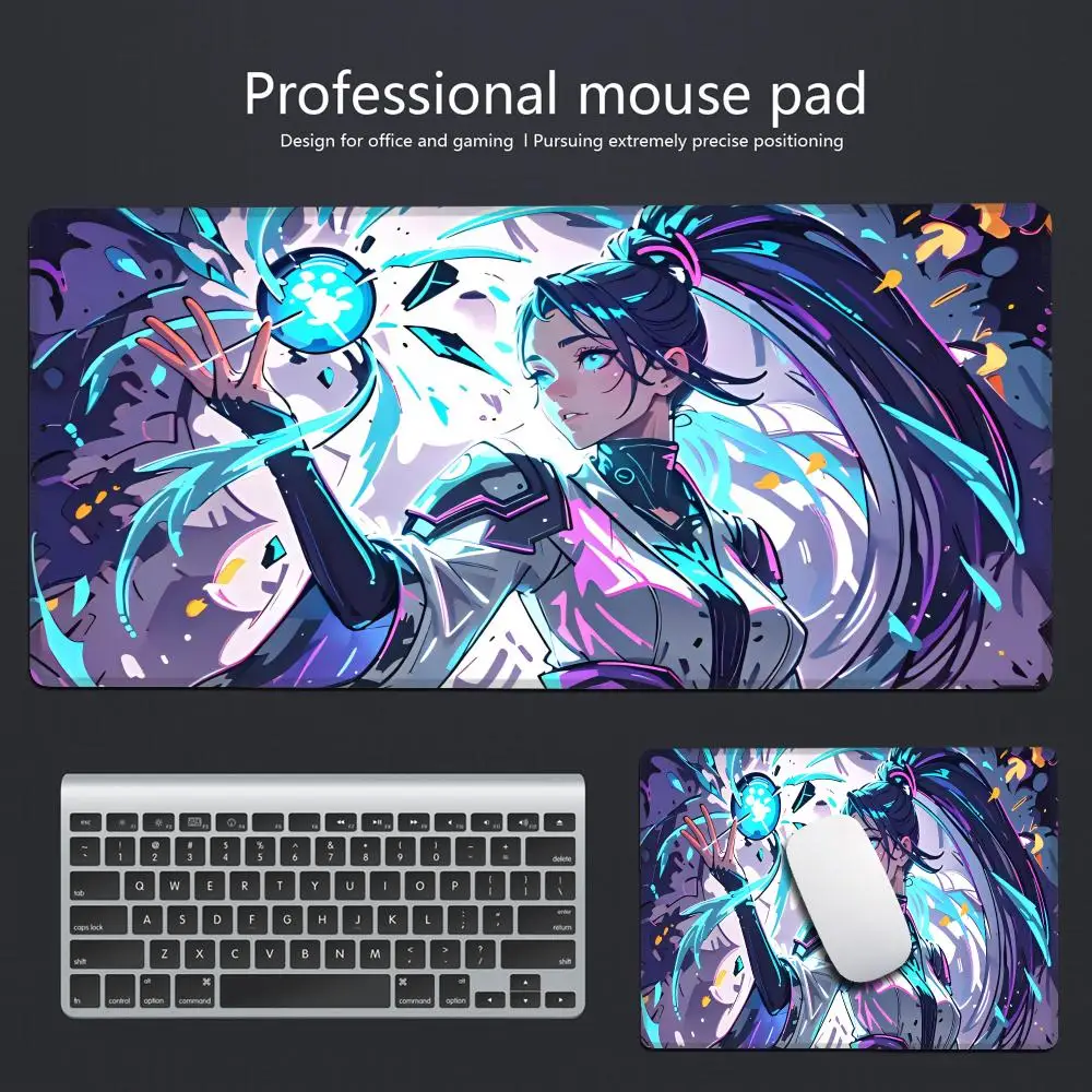 HYBXAXC HD XXL MousePad Valorant Mouse Pad Large Home Desk Mat Keyboard Natural Rubber Non-slip Soft Office Carpet Mat Accessory