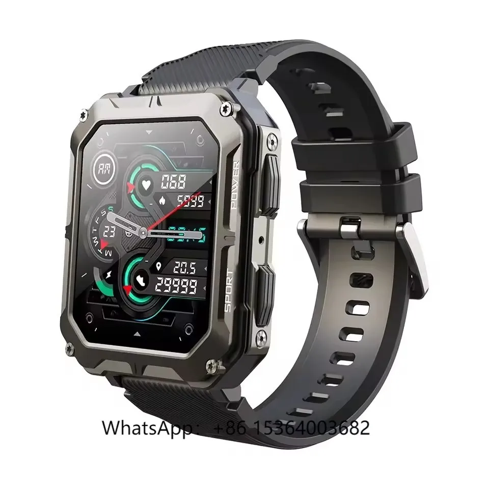 

2024 Original Factory C20 Pro Smart Watches 380mah Waterproof BT Call Sport Fitness Tracker Smart Watch for Android Ios