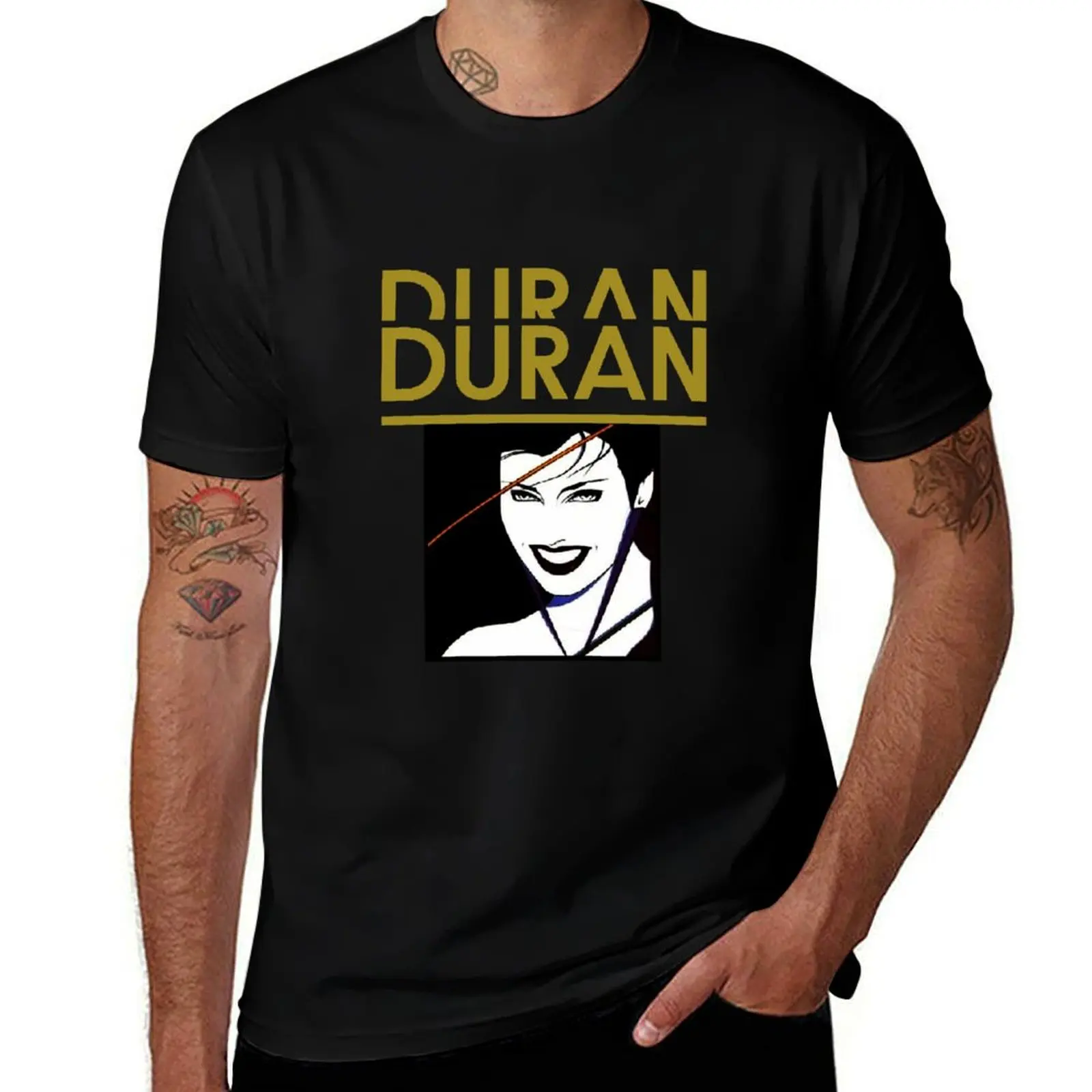 

Drn'Drn - English new wave band T-Shirt for a boy vintage clothes plus sizes mens t shirts casual stylish