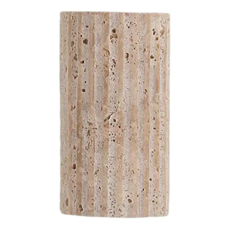DT17 Natural Stone Wall Lamp, Indoor Art Decoration, Half Circle LED Sconce for Living Room Bedroom, Cave Stone Wall Light,