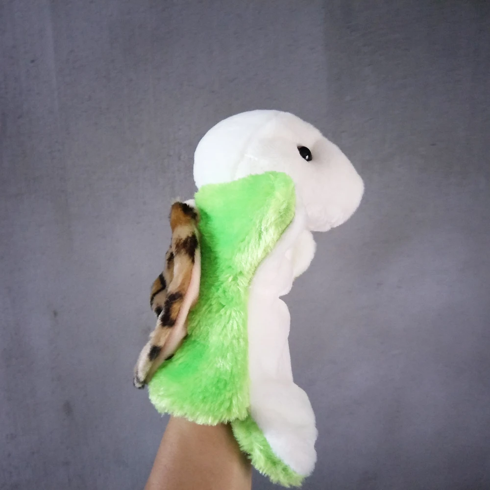 Weiches gefülltes Geschenk für Kleinkinder, Plüschtier, Schildkröte, Handpuppe