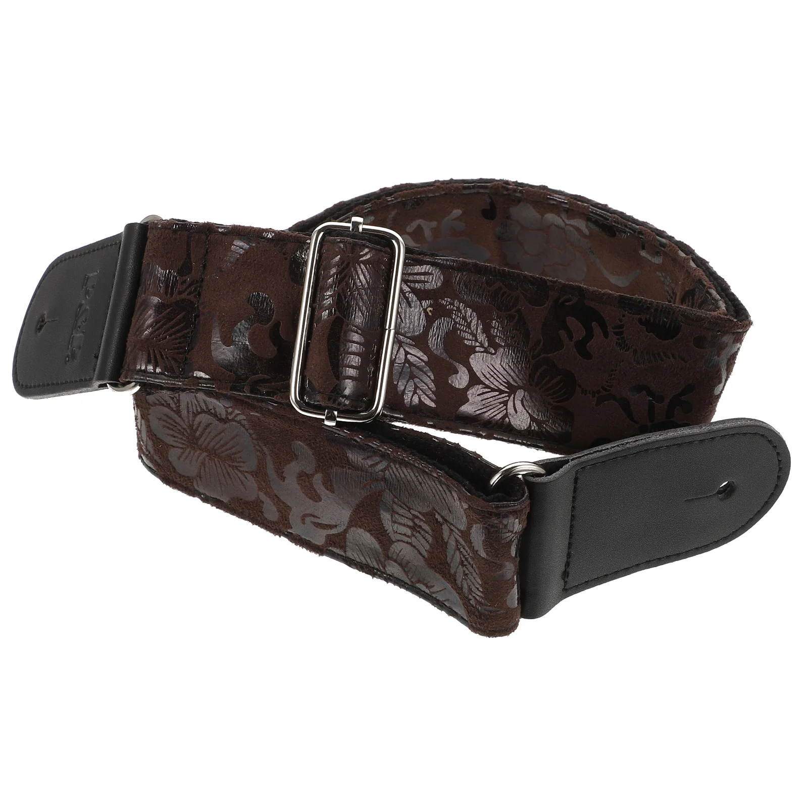

1Pcs Adjustable Guitar Strap Stylish Embossed Shoulder Belt Comfortable Reduces Back Strain Suitable for Performances