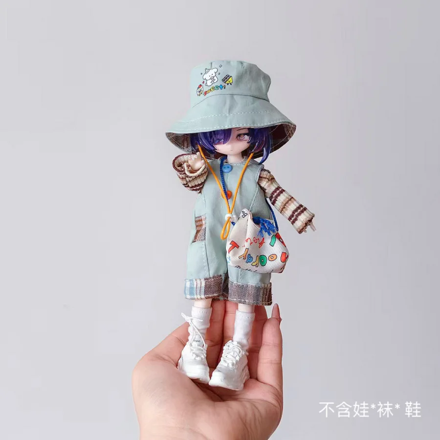 8 Points 12 Points Ob11 Doll Clothes 11-17cm Fit Penny Bonnie Rabbit Asi Body Bjd Doll Outfit Set Decorative Collectibles