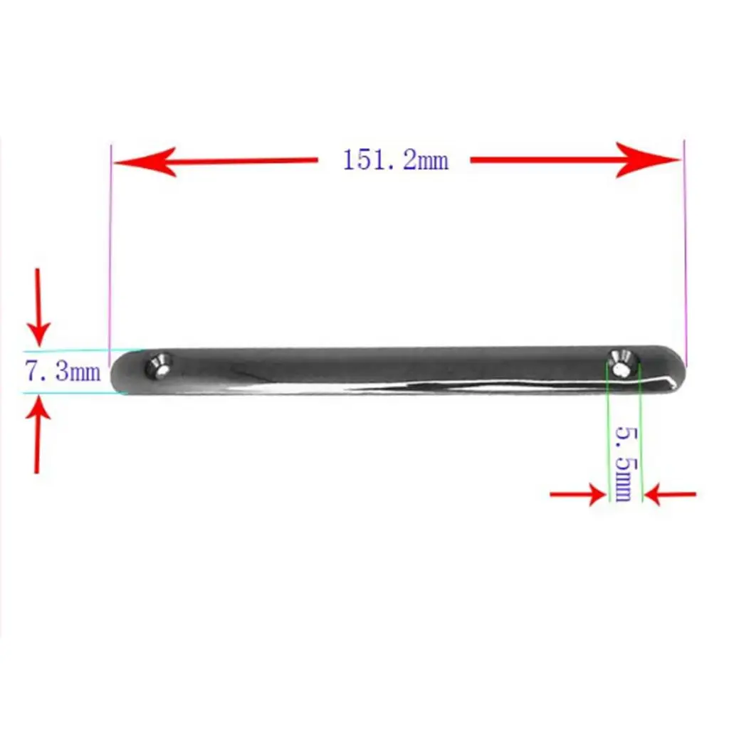 Stainless Steel Rub Strake 150mm Marine Grade Straight Guard Boat Yacht RV Rubbing Strake for Marine Accessories