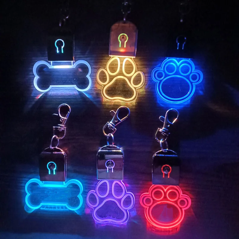 10-30pcs-pet-claw-shape-led-3d-blank-acrylic-keychain-rgb-colorful-night-light-key-pendant-lamp-wedding-christmas-decor-diy-gift