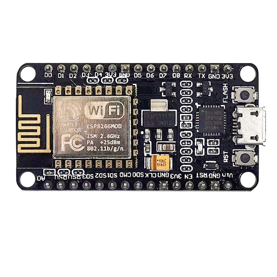 esp8266 NodeMCU v2 Lua WIFI networking development kit board based on ESP8266 amica CP2102 ESP-12E/F