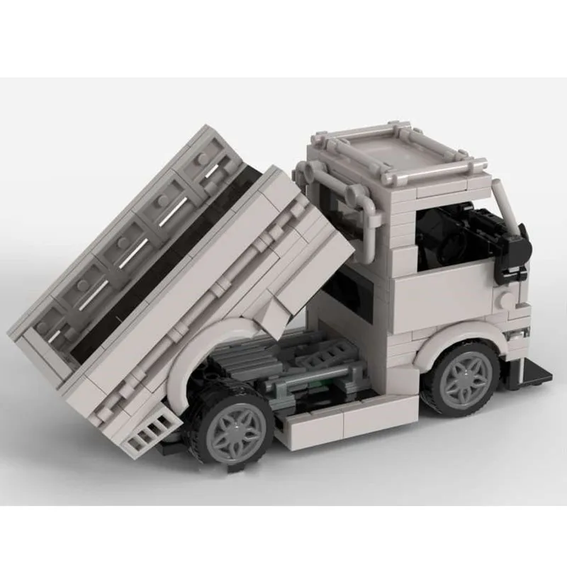 

MOC-145850 Classic New Cargo Semi-Trailer Dump Truck Building Block Model, 274 Parts, Birthday Gift Toys for Boys and Children