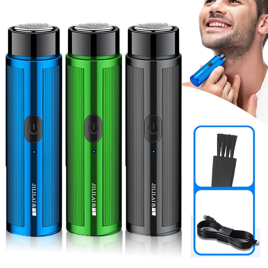 Portable Usb Charging Shaver Machine For Men Wholesale Automatic Mini Rechargeable Travel Face Body Electric Razor Beard Trimmer