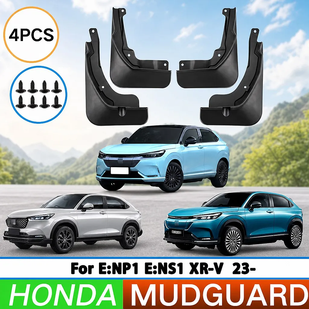 

For Honda e:NS1 2022 XR-V e:NP1 2023 Front Rear Mudguards Splash Guards Car Accessories