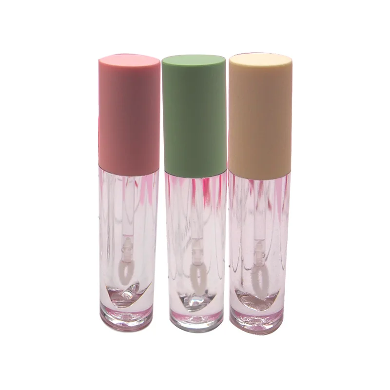 1pcs 3-7ml DIY gradient blue pink transparent lip glaze tube square lipgloss empty tubes cosmetic refillable bottles wholesell