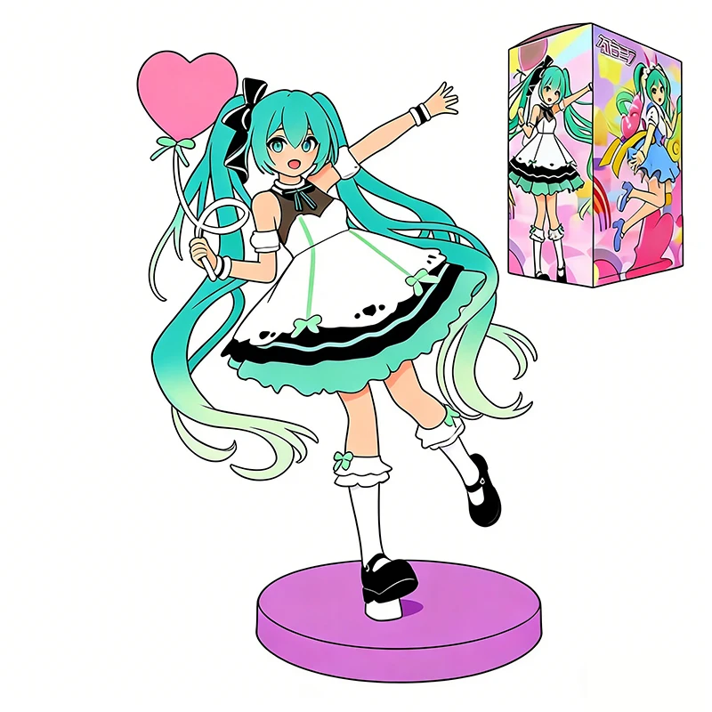 

Коллекционная фигурка Hatsune Miku (20 см) из серии AMP+ Birthday2025 ~Party Ver.~ из ПВХ, аниме-модель, игрушка