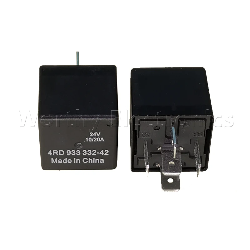 

Free shipping 10pcs/lot relay 24VDC 20A 5PIN 4RD 933 332-42