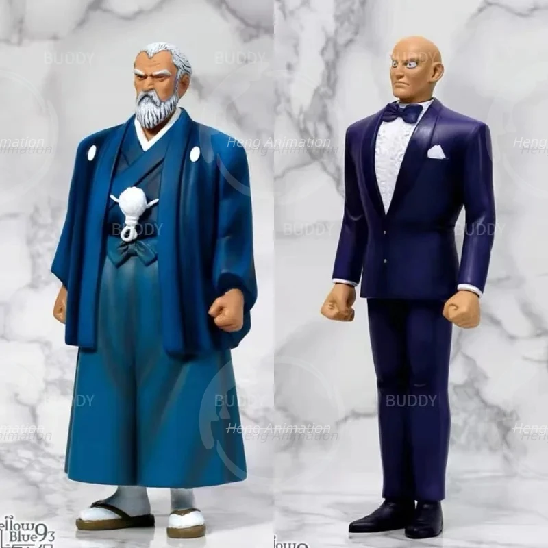 

In Stock Mitsumasa Kido Athena Saori Kido Grandfather Housekeeper Tokumaru Tatsumi Figure Toy Doll Model 18cm Anime Doll