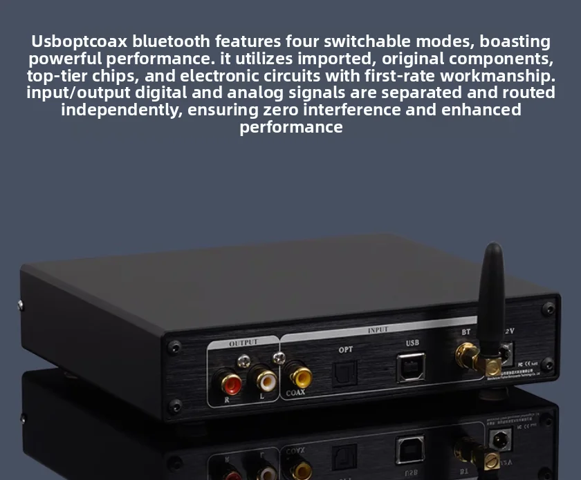 HiFi QCC5171 5.3 AK4499 DAC Audio Decoder With Amanero USB TPA6120 Amplifier OPA1612 OPA2604 ON AMP