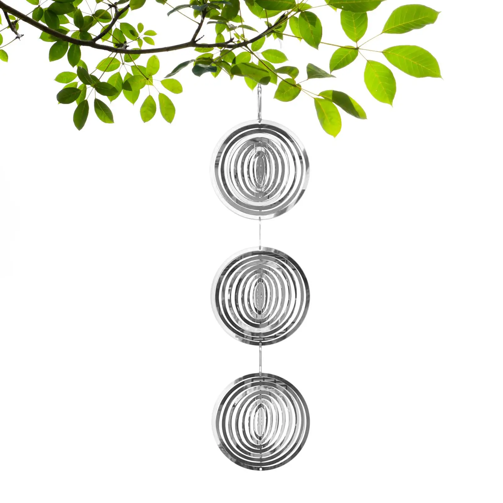 

Подвесной круглый ветровой спиннер для отпугивания птиц, светоотражающие отражатели для птиц для наружного сада, крыльца, патио, балкона, палубы, окна