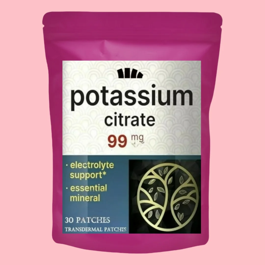 

Potassium Citrate Transdermal Patches Support Leg Cramps & Muscle Health 30 Patches