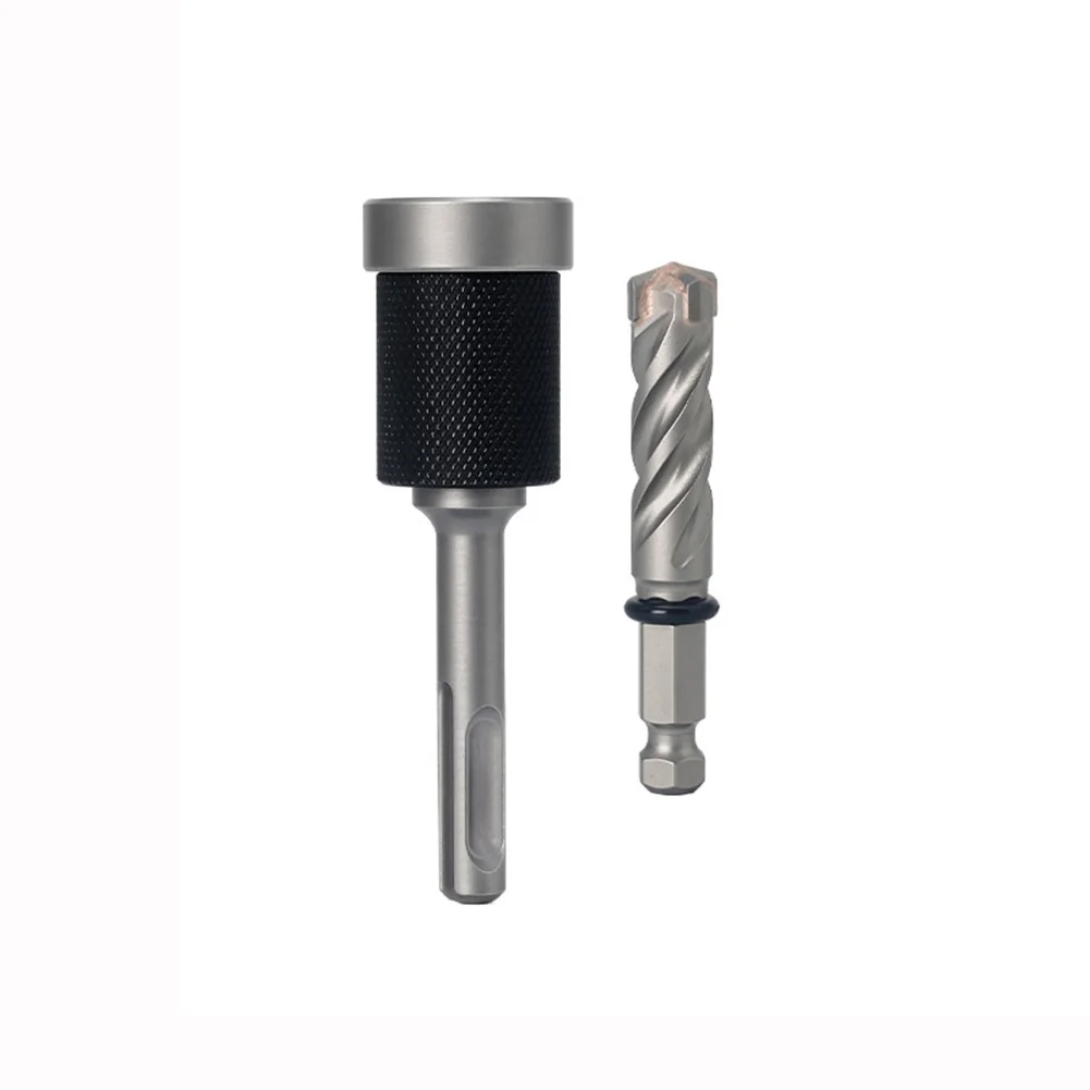Quick Change Split Type Carbide Hammer Drill Bit for Anchor Bolts and Expansion Fasteners with Limit Ring 101mm/3.97in 2pc