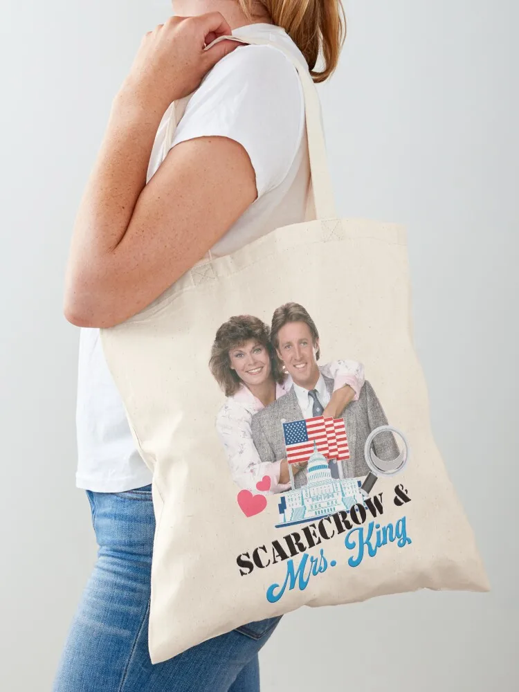 

Good entertainment with Scarecrow and Mrs King, the popular agent with a heart as an exciting series from the 80s, grea Tote Bag