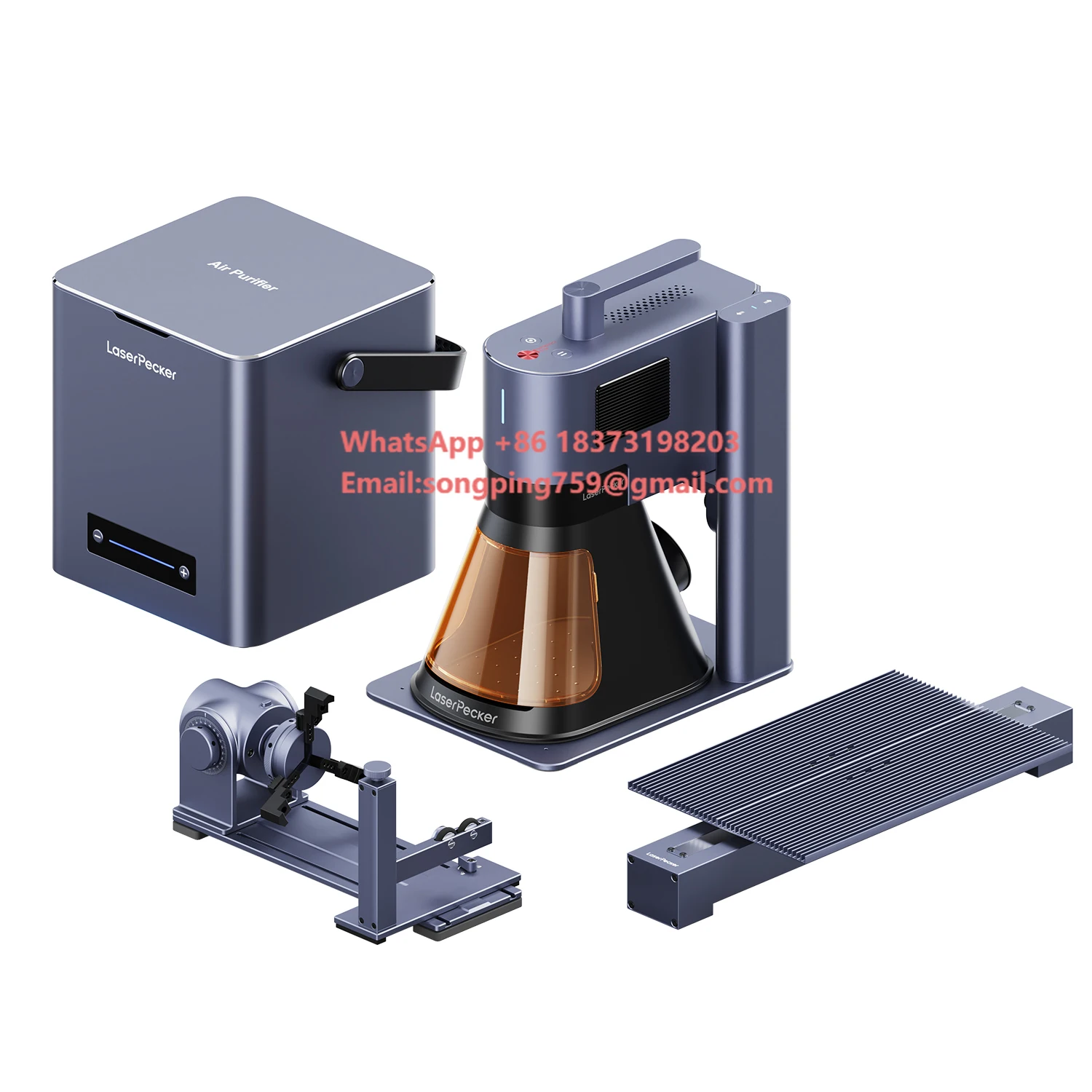 La serPecker High-Precision Diode La ser Engraver & Cutter Smart Fiber La ser Marking Machine for Fast & Accurate Engraving LP5