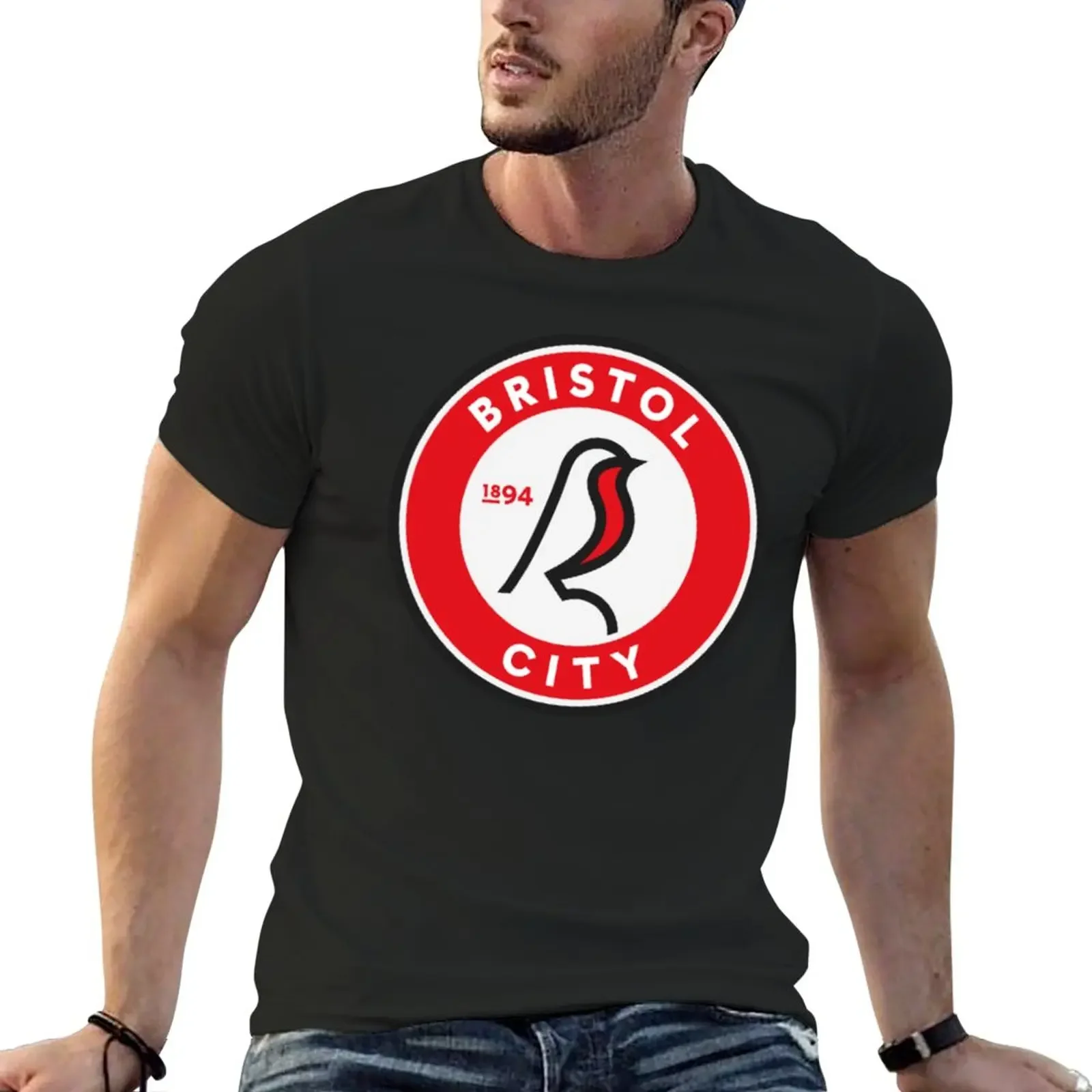 New Bristol city s T-Shirt anime shirts graphic tees mens white t shirts