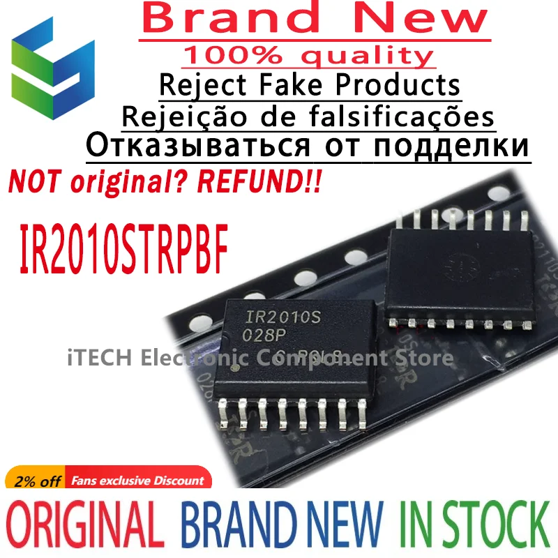 (10-100)pcs/lot Original IR2010STRPBF IR2010S SOP-16 Gate Drive IC 100% New and Genuine