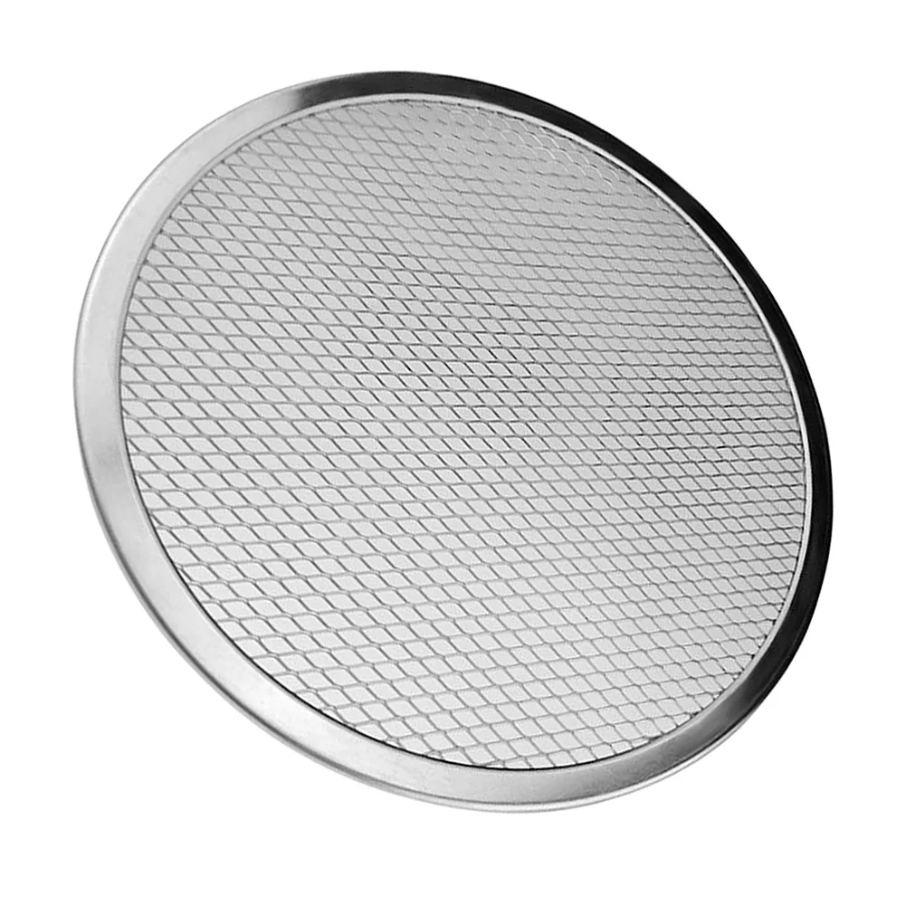 Seamless Aluminum Mesh Pizza Screen Designed for Deck Ovens and Conveyor Ovens 6 Inch Through 17 Inch Options Available