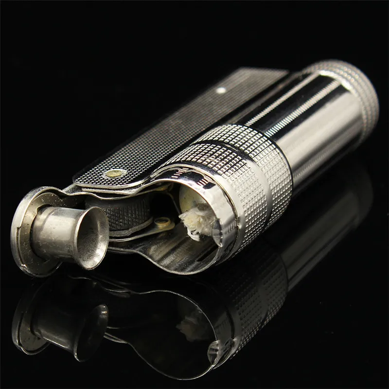 Original IMCO Lighter Old Gasoline Flint Lighter Windproof Stainless Steel Cigarette Petrol Oil Lighter Inflated Gadgets Man