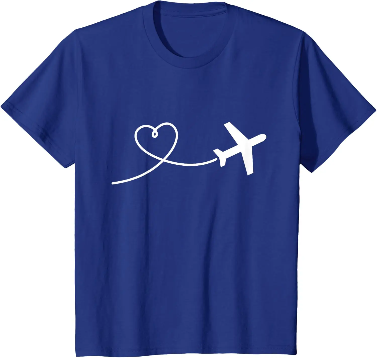 Airplane Heart T-Shirt Unisex Children’s Wear  Cotton Casual Kid Graphic T Shirts Short Sleeve Tee Camiseta Streetwear