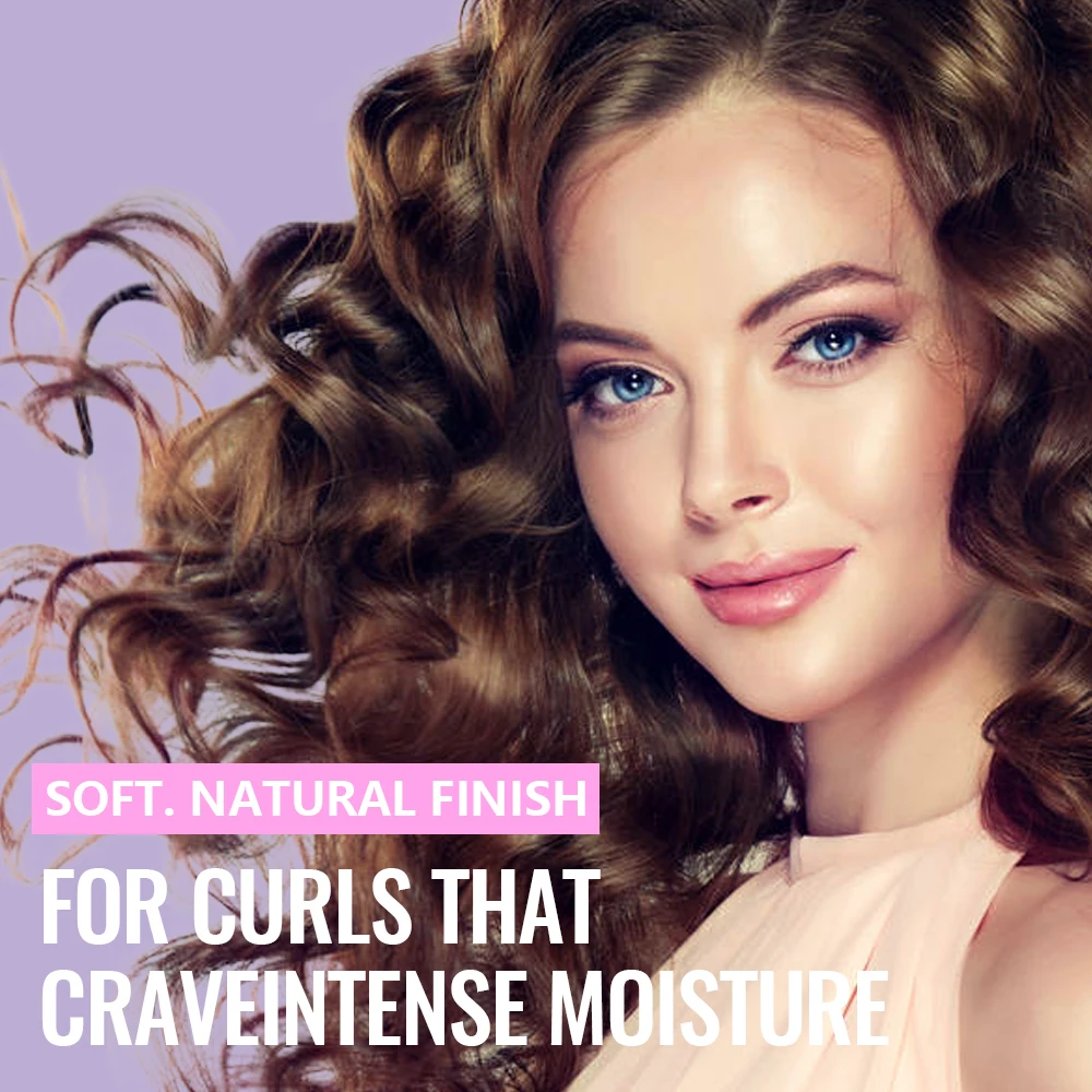 YOUNGCOME CURLCARE Coconut Argan Oil Curl Defining Cream, Control Hydrating Styling Cream for Curly & Coily Hair 100ML