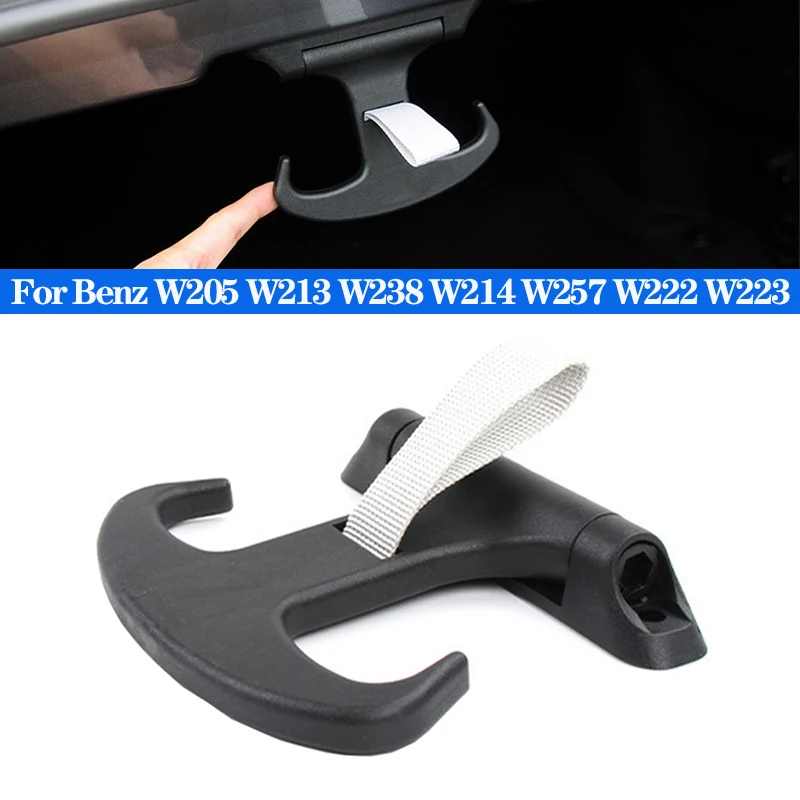 

Car Rear Trunk Hook Tail Box Clothes Tail Coat Hook Auto For Mercedes Benz C E S CLS Class W205 W213 W238 W214 W257 W222 W223