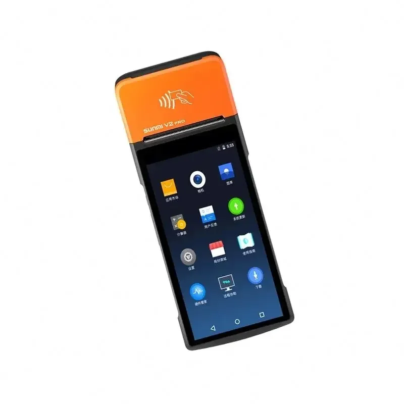 V2 PRO smart portatile palmare Android pos terminale cassiere macchina Android PDA sistema pos
