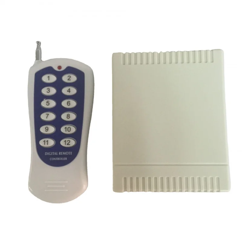 

12V12Road Wireless Configuration1000Rice12Key Remote Control Lamp Access Switch Controller