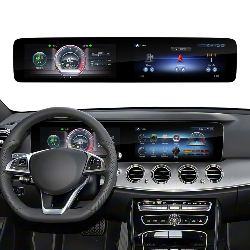 

12,3-дюймовый автомобильный радиоприемник для Mercedes-Benz E-Class 2016-2020 с Android, GPS-навигацией, мультимедиа, видео и стереосистемой