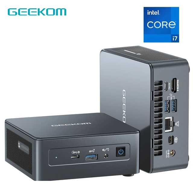 Geekom Mini Pc Mini It11 Mini Computer Core I7-11390h Windows 11 Pro  Support 4k Uhd Dual Wifi 6 Bt Hdmi For Office/study/home - Barebone & Mini  Pc - AliExpress