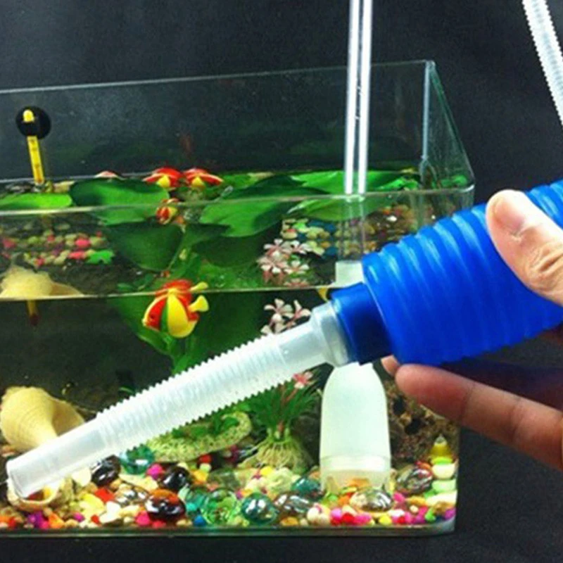 NEW Semi-automatic Aquarium Clean Vacuum Water Change Changer Gravel Aquarium Simple Fish Tank Vacuum Pump Cleaner