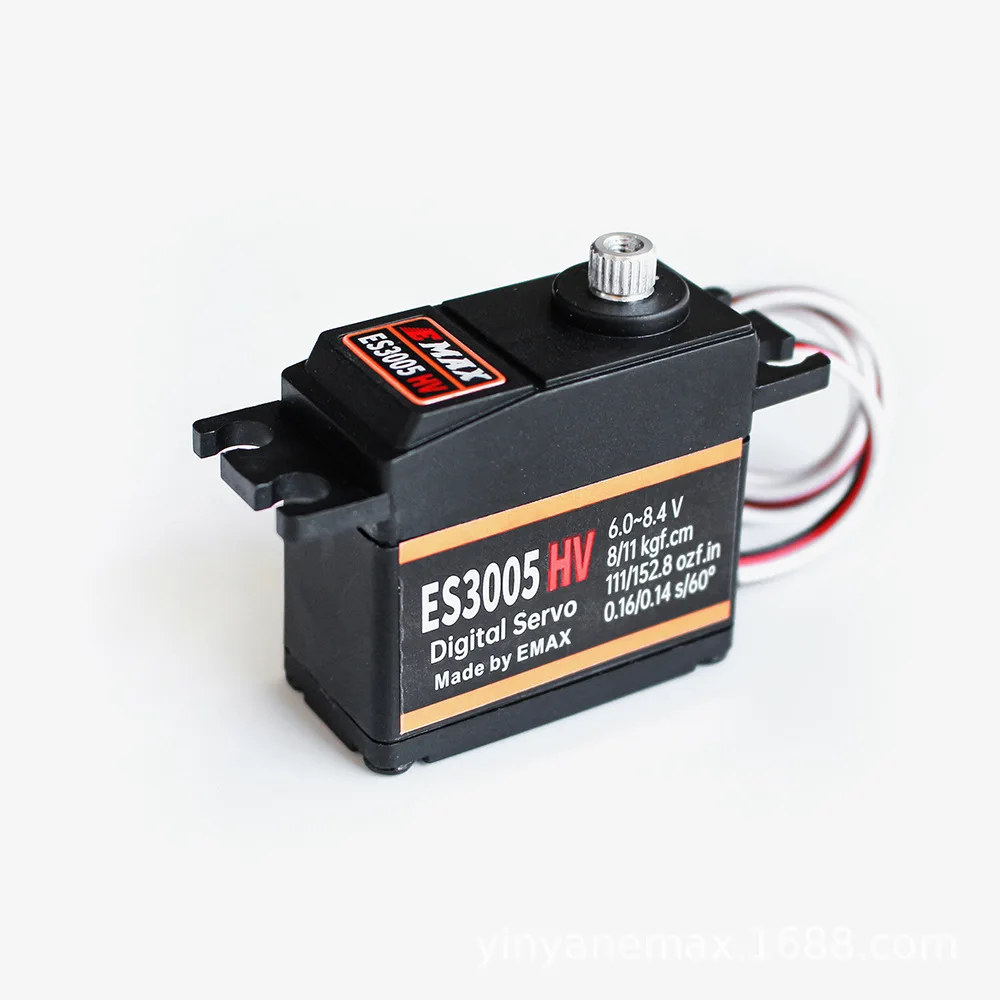 Servo de Metal FyES3005HV para Aeronaves RC de Asa Fixa, 43g, À Prova D'Água, Acessório Analógico de Alta Tensão para Robôs