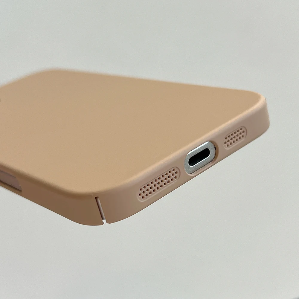 Ultra-thin Hard Matte PC Phone Case For iPhone 16 E 15 14 13 12 11 Pro Max Plus Luxury Frosted Lens Protection Film Cover Coque image 5
