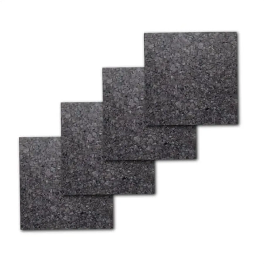 Cork Wall Tile Squares Dark 4 Count