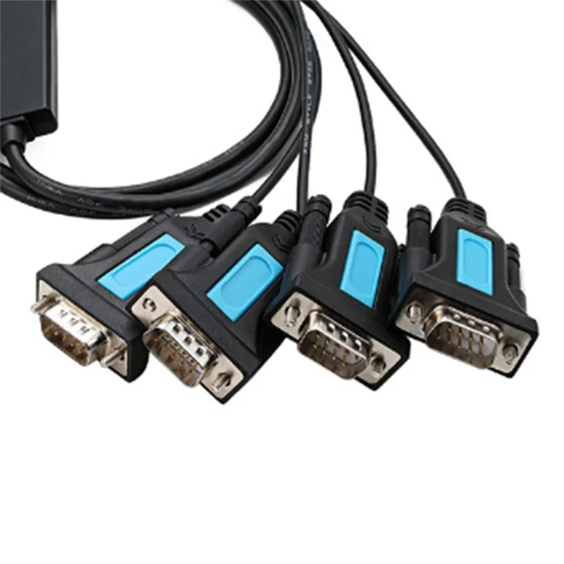 

USB To RS232 4 Port Cable RS-232 9-Pin DB9 Serial Cable With PL2303 Chipset Male A Adapter For PC Notebook Accessories