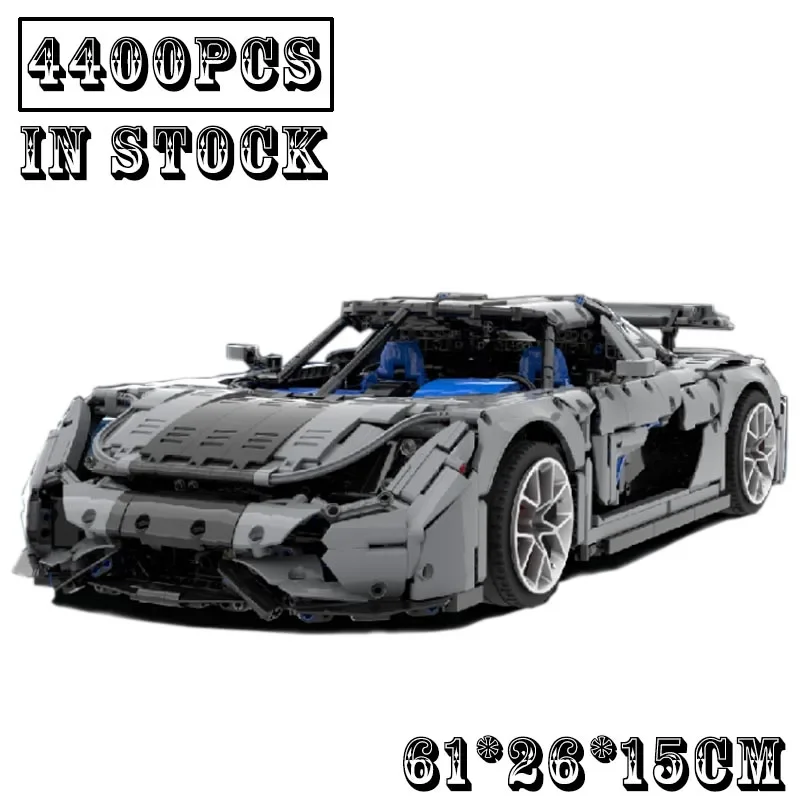 

New MOC-30506 1:8 Scale Regera Sport Car Technologys Building Blocks Bricks Model Educational Toys for Children Birthday Gifts