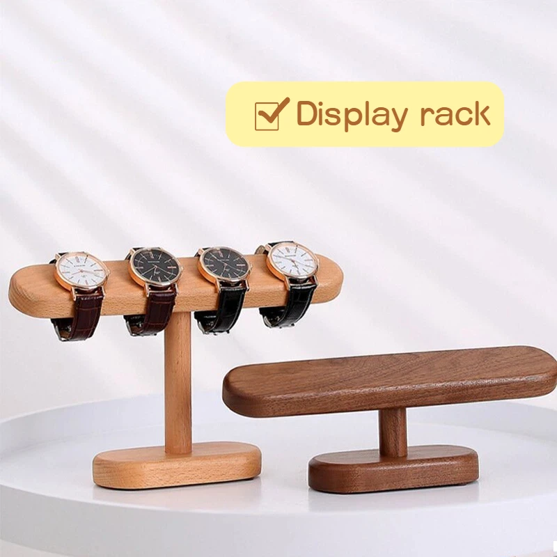 

Walnut Color Watch Bracket Display Holder Jewelry Bracket Chain Anklets Hanger Stand Racks Organizer For Counter Shows