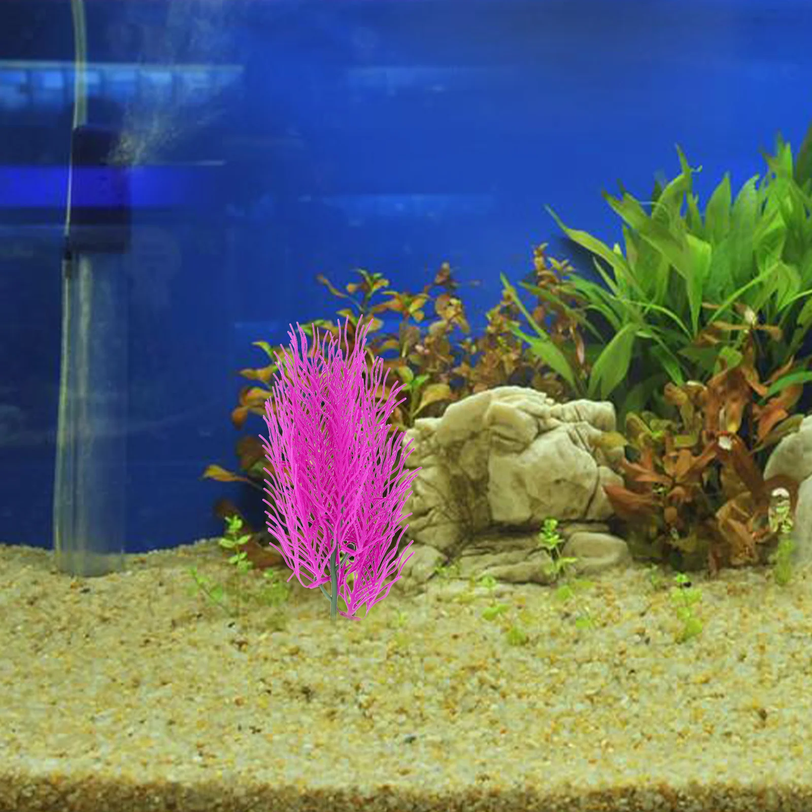 

Artificial Hornwort Aquarium Fish Tank Decor Vivid Natural Lightweight Compact Underwater Decoration Aquarium Plant Adornment